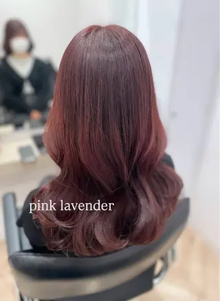 ロング 顔まわり🎀ピンク 💖ゆうなのヘアスタイル