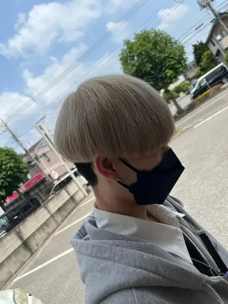 ショート メンズ 峯 渉人のヘアスタイル