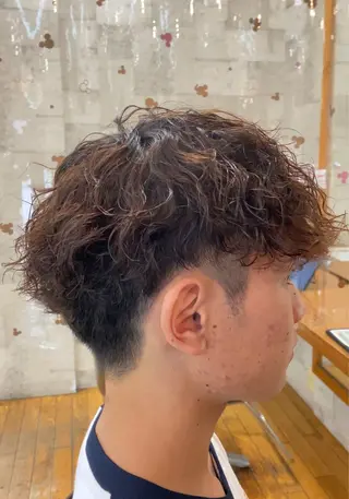 ショート パーマ メンズ Laff立川所属・清野 祐樹のヘアスタイル