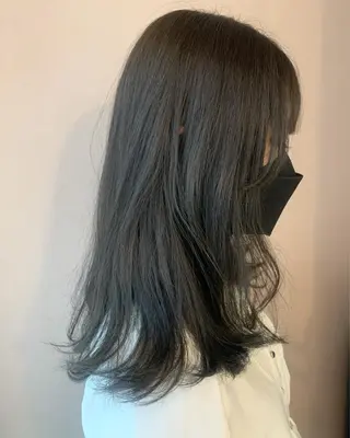 ロング カラー hub hair レイヤー/透明感のヘアスタイル