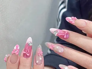 ネイル By moonネイル 🌷ワンホン/韓国風のネイルデザイン