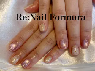 ミディアム Re:Nail Formula所属・kido chieのネイルデザイン