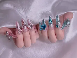 ネイル 長さだし専門店 M2　rikaのネイルデザイン