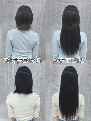 ロング カラー ヘアアレンジ LIP 大阪本店 エクステ 堀谷和孝のヘアスタイル