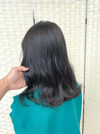 セミロング カラー 💫小顔カット TAROのヘアスタイル