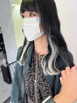 セミロング カラー MILI HAIR所属・韓国ヘア🇰🇷 RYOTAのヘアスタイル