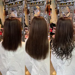 ロング カラー ヘアアレンジ haco+所属・🌈派手髪エクステ ブレイズ🌈ひろとのヘアスタイル