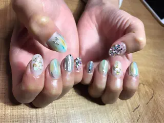 ネイル ツメトマツゲ .のネイルデザイン