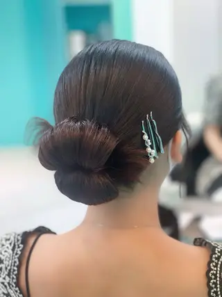 ミディアム mana/メンズ/ ヘアセット/ブリーチのヘアスタイル