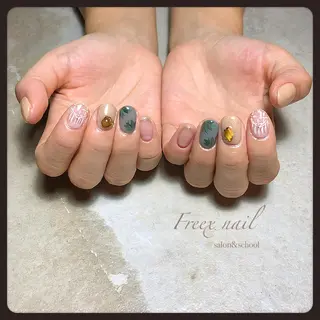 ネイル Freex nail所属・freex nail /ニュアンス/個性派のネイルデザイン