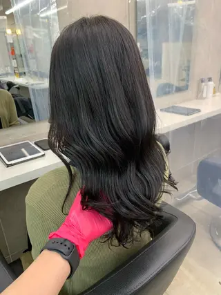 セミロング 【美容室が苦手な方 専問美容室】MIHOのヘアスタイル