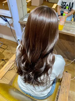 セミロング 坂井 拓未のヘアスタイル