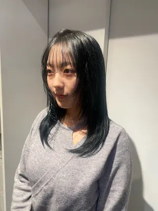 セミロング カラー ミユウ👗🎀 /カラーリスト/ボブのヘアスタイル