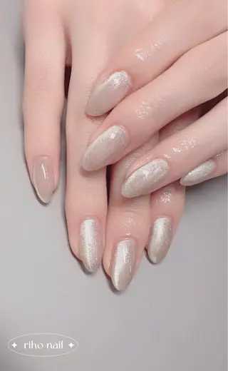 ネイル 艶/マグネット/網紅 /韓国/岩下りほのネイルデザイン