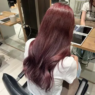 カラー ︎︎🌟韓国艶カラー ︎🌟璃奈 (ﾘﾅ)のヘアスタイル