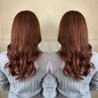ロング カラー レイヤーカット/ 艶カラー/RYOMAのヘアスタイル