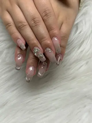 ネイル 💖長さだし/GAL /𝓜𝓲𝓸💖のネイルデザイン