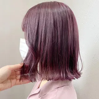 ミディアム カラー ブリーチダブルカラー 【koide】のヘアスタイル