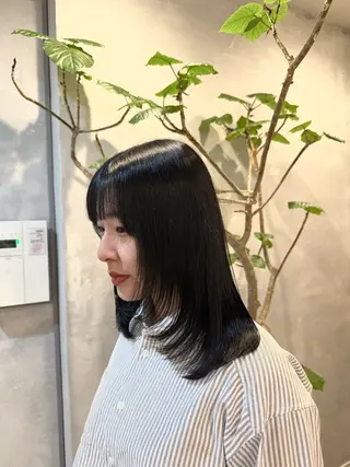 ミディアム 木村 心海☆明石のヘアスタイル