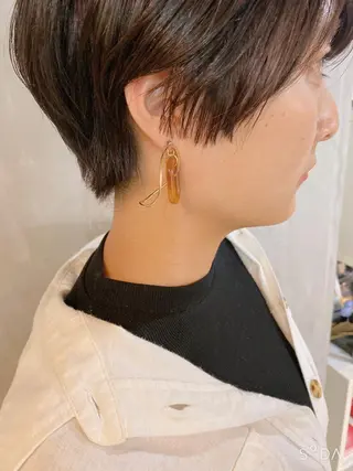 ショート カラー ヘアアレンジ stylist/蛯谷 珠里のヘアスタイル