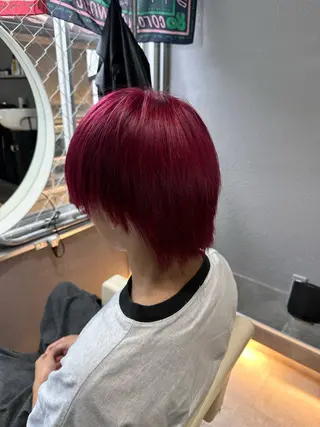 ショート メンズ ORANGE POP _HIBIKIのヘアスタイル