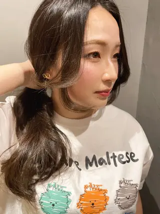 セミロング カラー 🐸鈴木 綾乃🐸のヘアスタイル