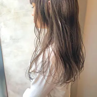 ロング カラー 圧倒的透明感カラー nana🦕のヘアスタイル