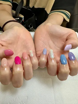 ネイル 🎠きしもと あずさ⛱のネイルデザイン