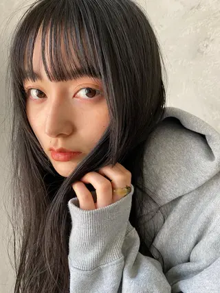 ロング 森貴裕/ベージュ/ パーマ/オリーブのヘアスタイル