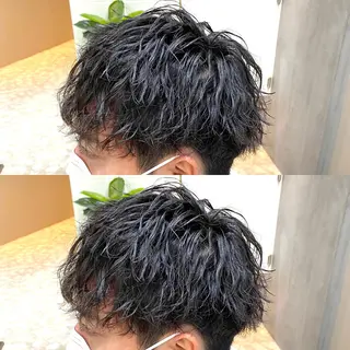 パーマ メンズ 梅田中崎町メンズ 美容師ユースケのヘアスタイル