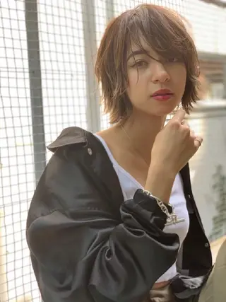 ショート カラー amie高崎所属・高崎メンズパーマ 髪質改善TAKEのヘアスタイル