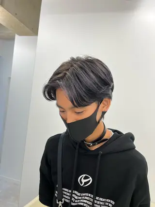 カラー メンズ 森龍馬 メンズ専門美容師のヘアスタイル