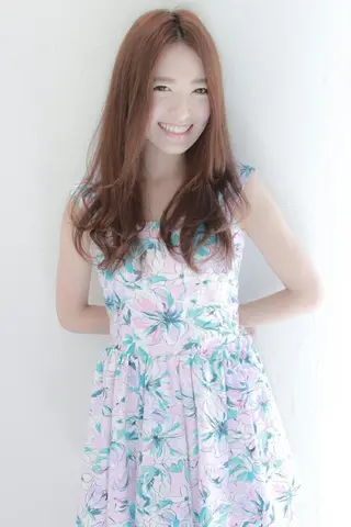 セミロング ロング カラー 佐々木 政徳のヘアスタイル