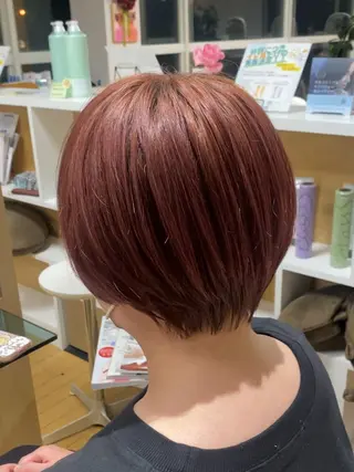 ショート カラー I's hair NUBOU所属・小守林 蘭のヘアスタイル