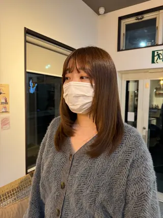 ミディアム SOL by diar 湘南台【ソル】ヘッドスパ/頭浸浴/ハイライト (ソルバイディア )所属・飯野 ゆめか/湘南台のヘアスタイル