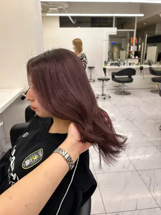 カラー 透明感ベージュ🤎 ナチュラルレイヤーのヘアスタイル