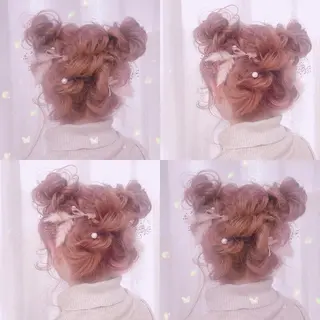 ヘアアレンジ 原 麻耶のヘアスタイル