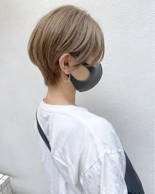 ショート カラー 髪質改善/艶髪 やまなかのヘアスタイル