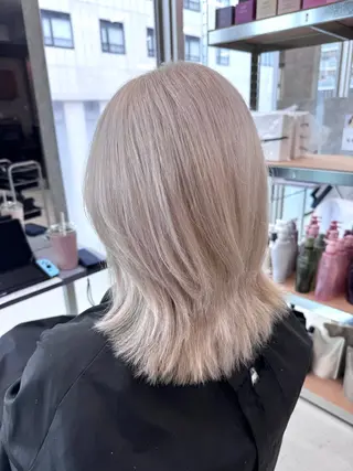 ミディアム 韓国風カラー🤎 𝒄𝒉𝒊𝒌𝒂のヘアスタイル