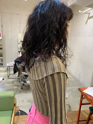 ミディアム パーマ 【takk】 ナカヤママサヨシのヘアスタイル