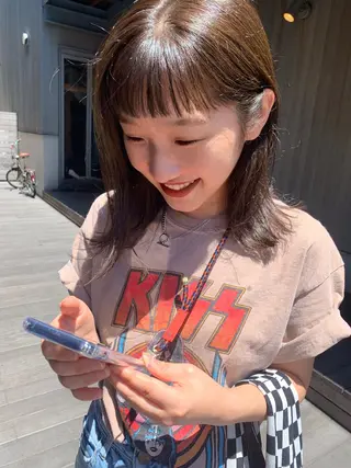 ミディアム カラー 🌼sunc HINAMI🌼のヘアスタイル