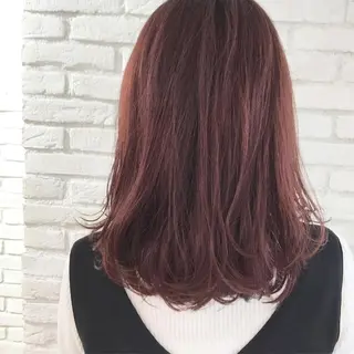 セミロング 伊 杏のヘアスタイル