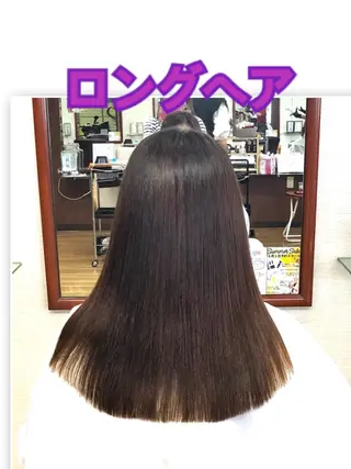 ロング 加藤 佳美のヘアスタイル
