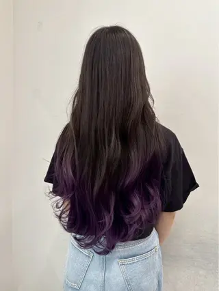 セミロング カラー ヘアアレンジ 小西海青 ✨モデル様募集✨️のヘアスタイル