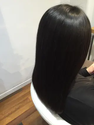 セミロング ヒロミ/アレンジ/ アンニュイ/透け感のヘアスタイル