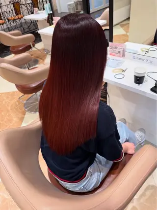 ロング 髪質改善カラー なーこ💖🌈のヘアスタイル