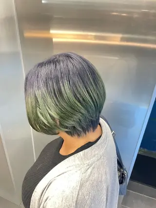 ショート カラーブリーチ特化 石原勇希のヘアスタイル