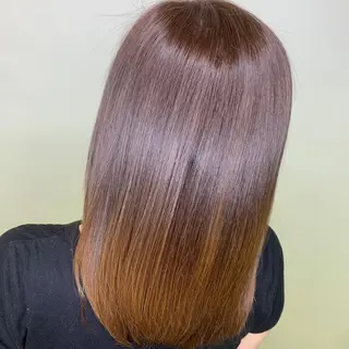 セミロング 今村 愛美のヘアスタイル