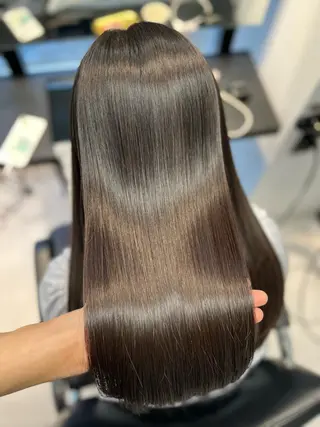 ロング 縮毛矯正　野口 恵のヘアスタイル