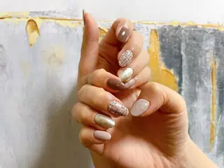 パーマ Mogu nail 二子玉川のネイルデザイン